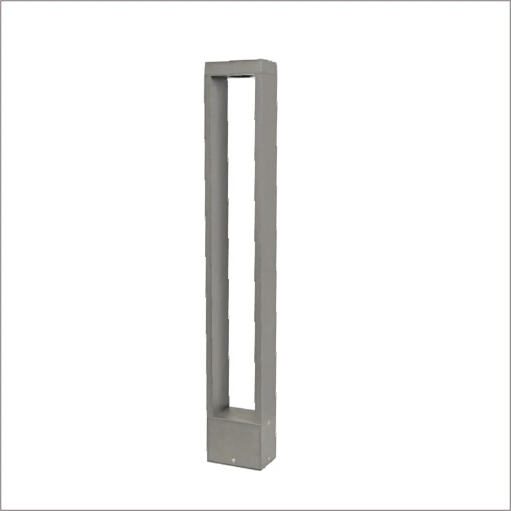 Außenpoller-Gartenleuchte aus Aluminium, modernes 10-COB-Wege-LED-Licht für den Garten